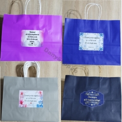 Pungi cadou colorate, Mesaje crestine